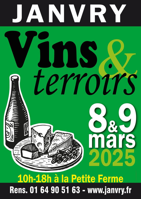SALON : Vins & Terroirs de Janvry (91) - Venez à la rencontre des vins du Languedoc et du Roussillon.